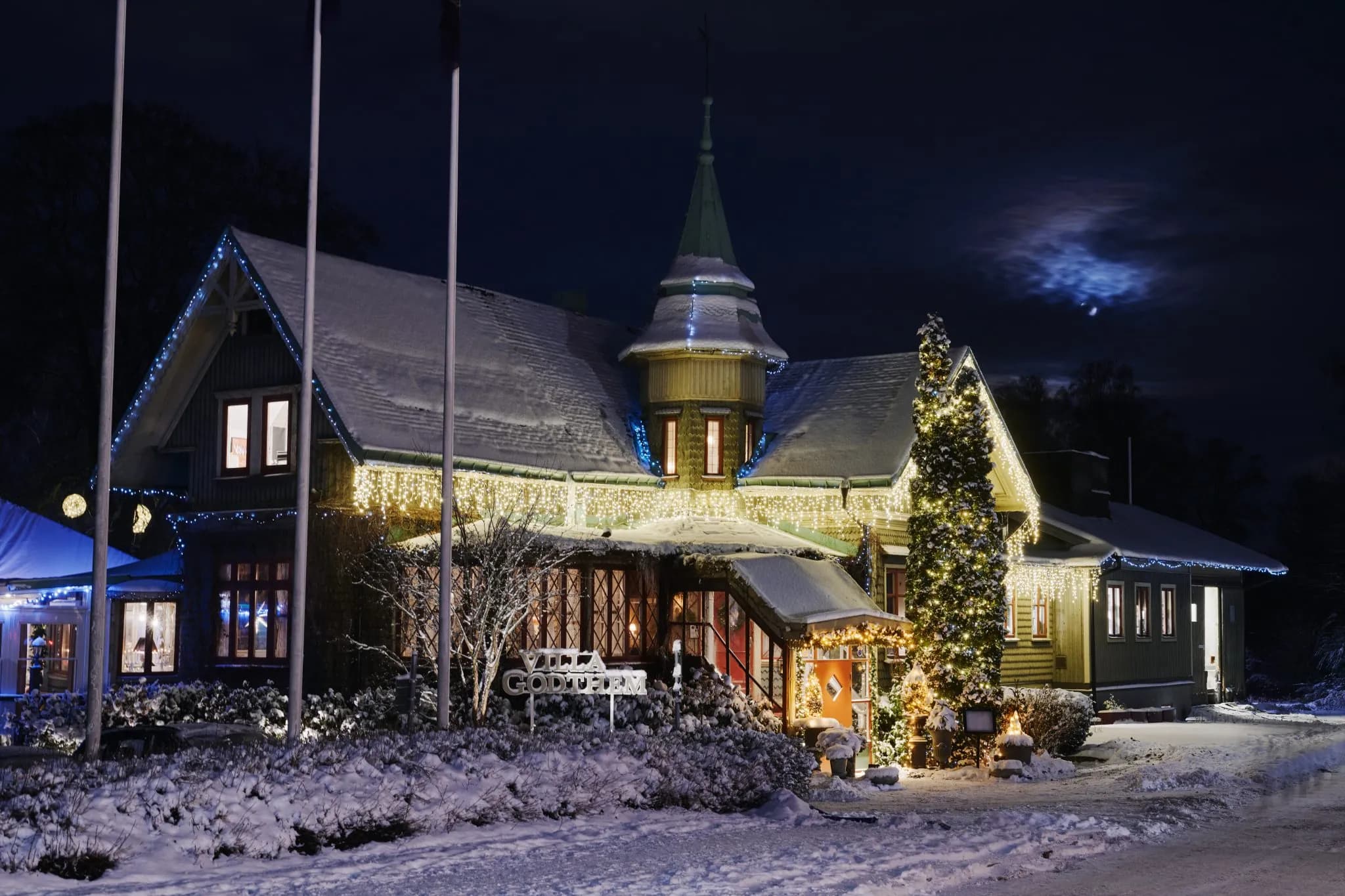 Med anledning av branden på Villa Godthem