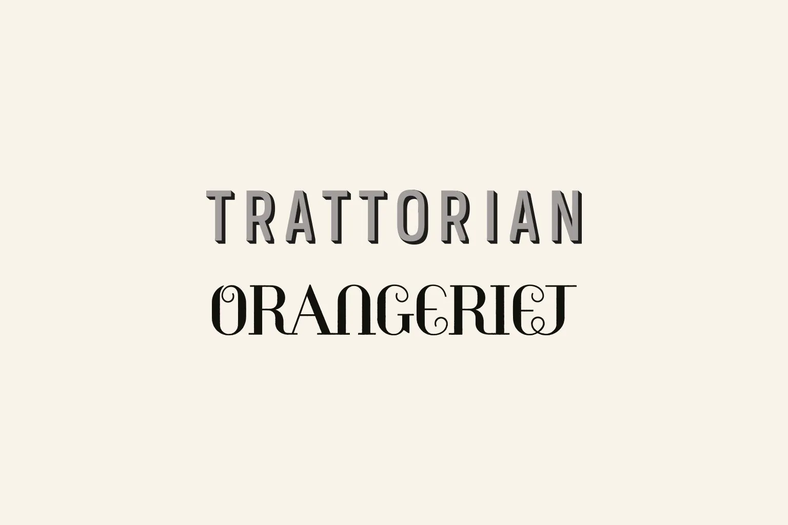 Jobba på Trattorian & Orangeriet